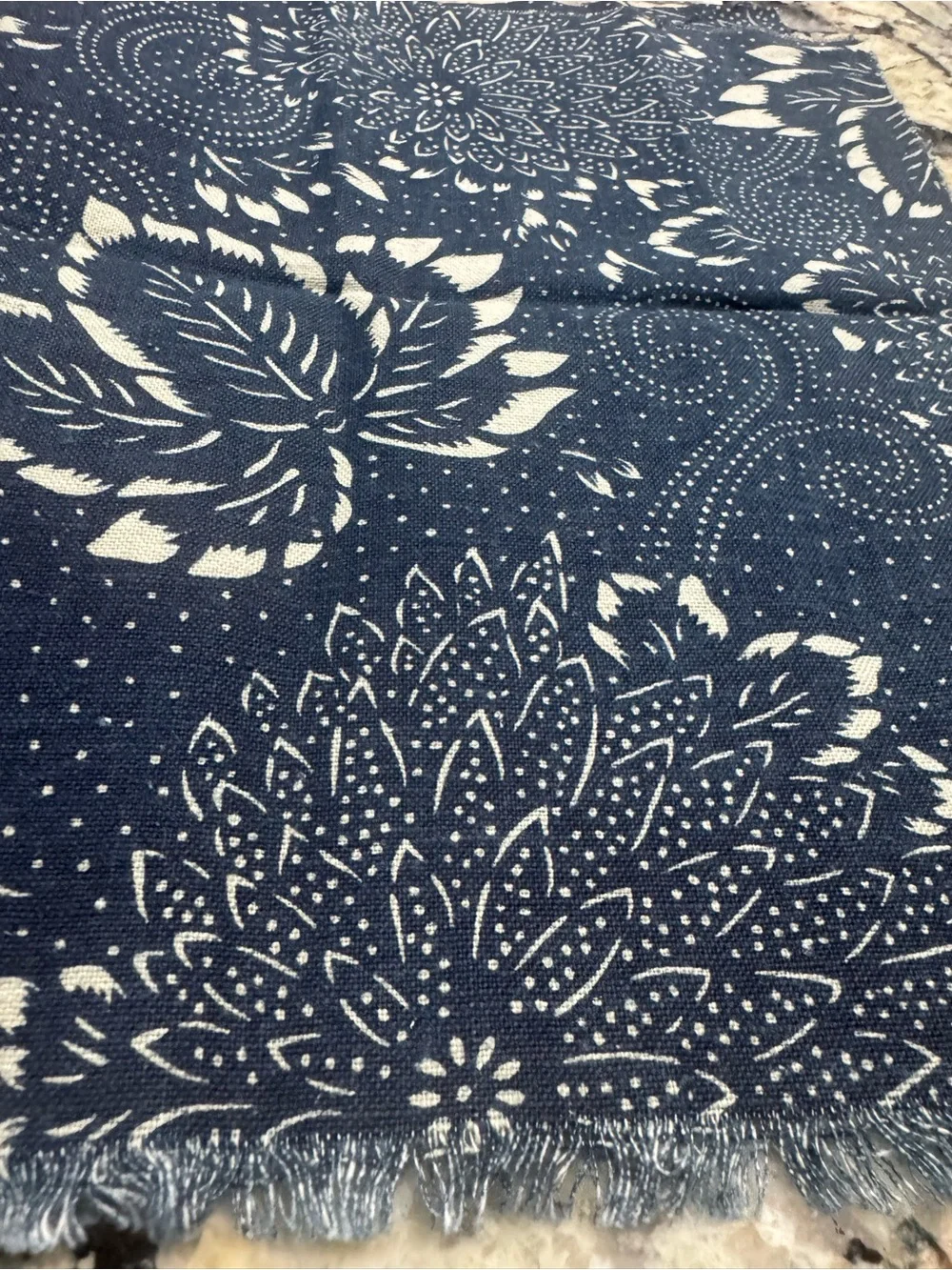 Assorted Home Fabric Bundle Green, Navy, Red White 1.3lbs canvas 36x45” + more